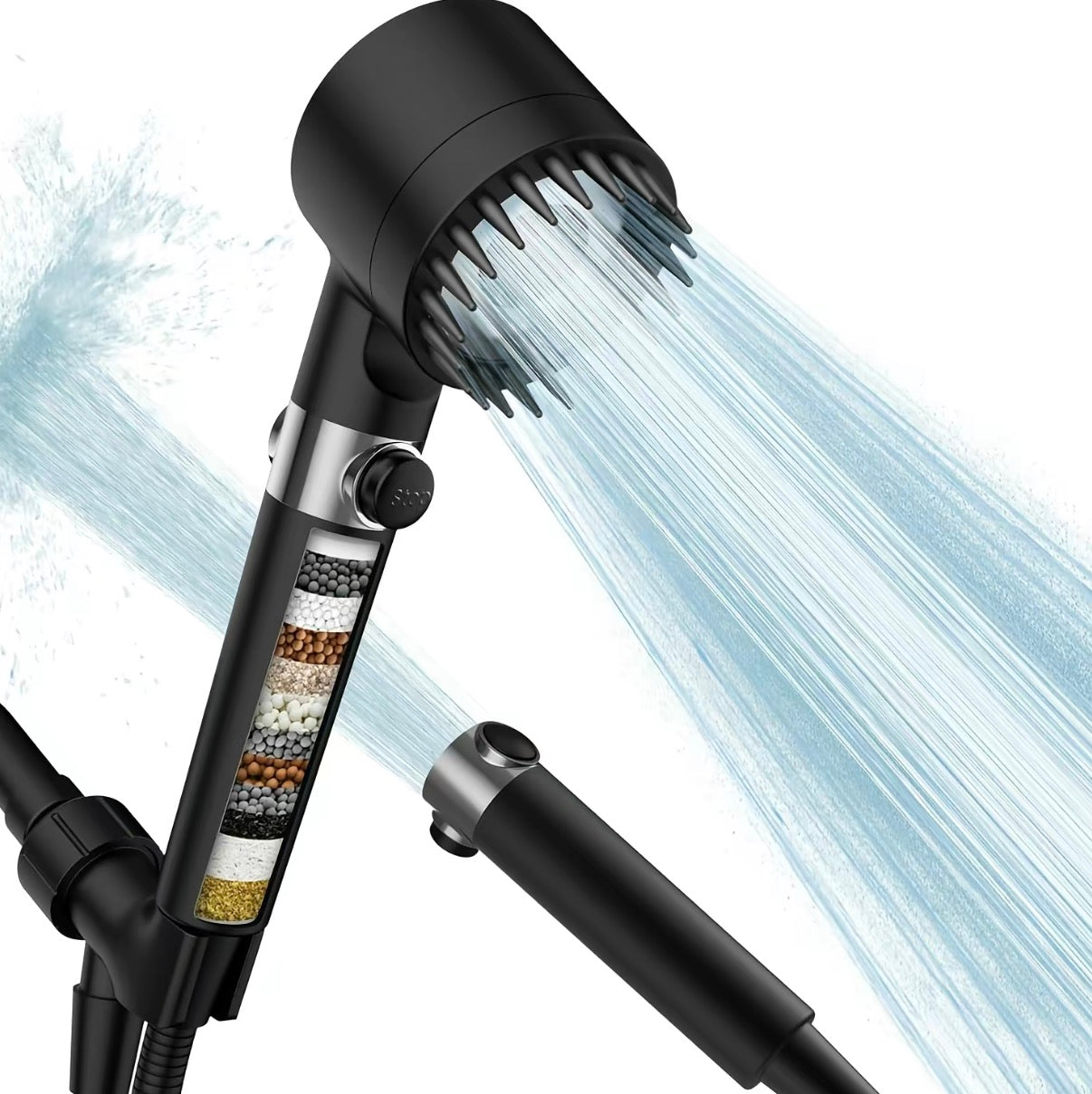 High-Pressure Handheld Three Level Adjustment Showerhead