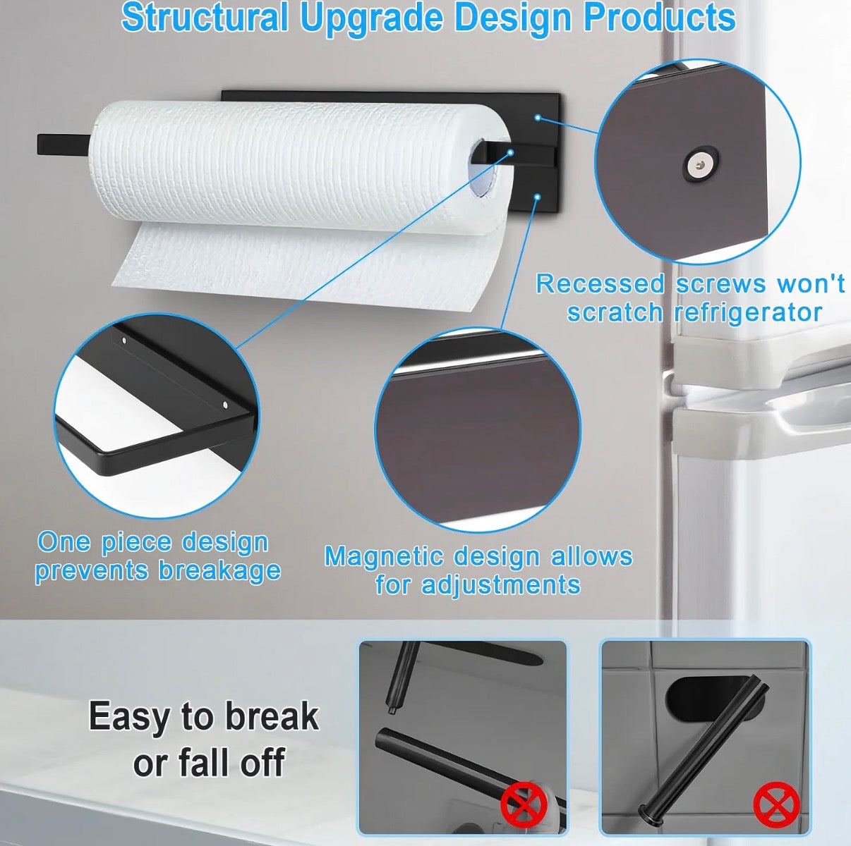 Magnetic Paper Towel Holder