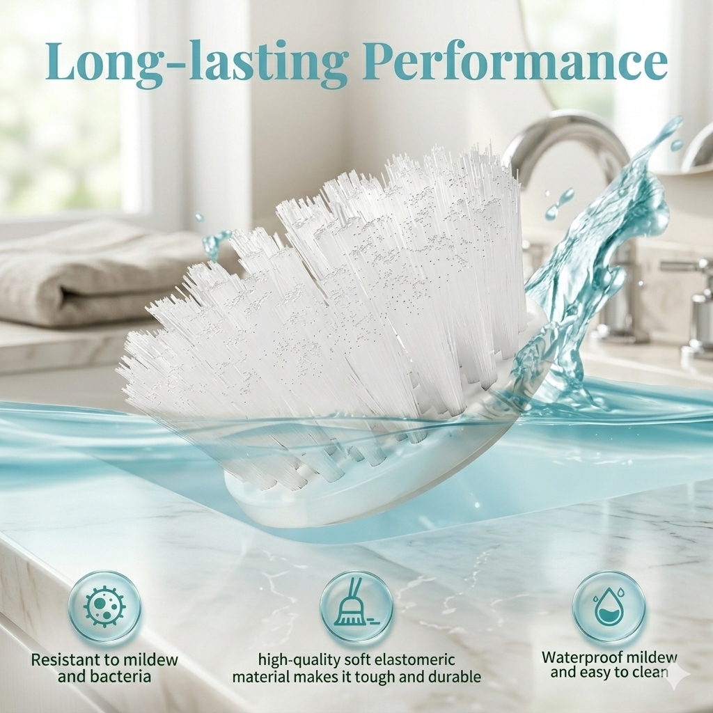 5 in 1 Electric Cleaning Spin Scrubber with 5 Replaceable Brush Heads