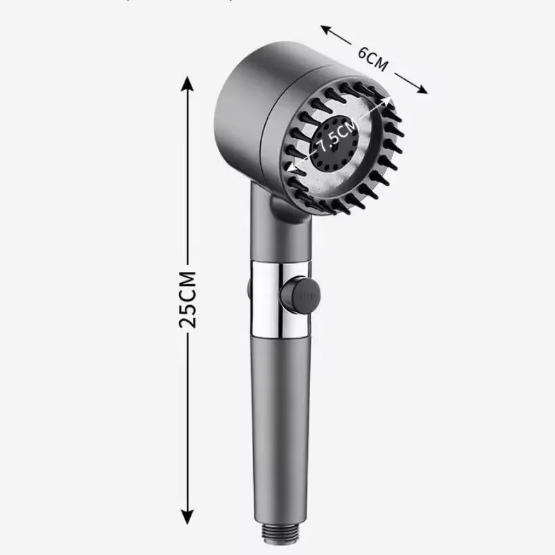 High-Pressure Handheld Three Level Adjustment Showerhead
